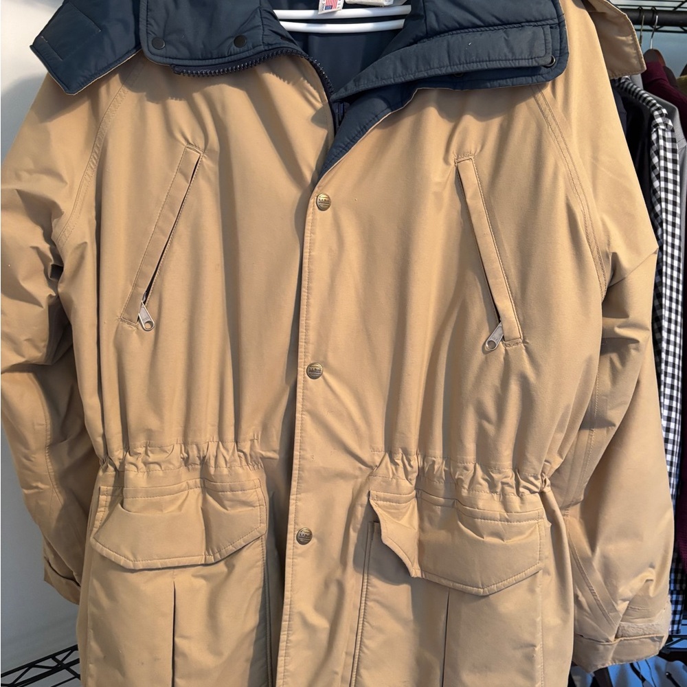 Mens LL BEAN VINTAGE MAINE “Game Wardens”PARKA Hooded Jacket